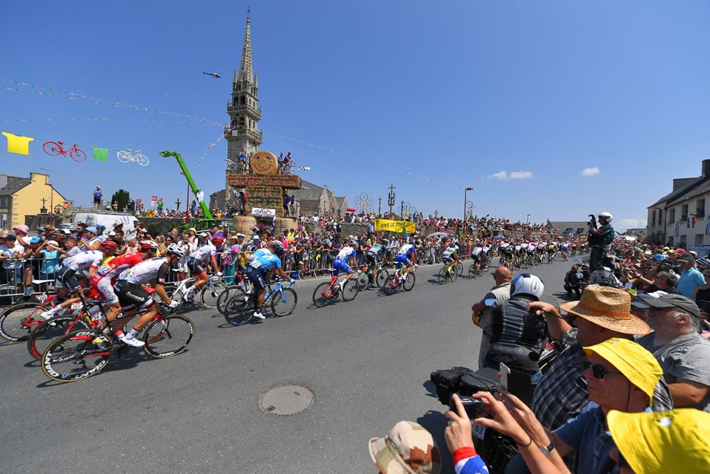 Scenery along the route of stage 6 at the tour de France