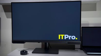 The BenQ PV3200U monitor on a desk