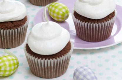 Chocolate marshmallow cupcakes