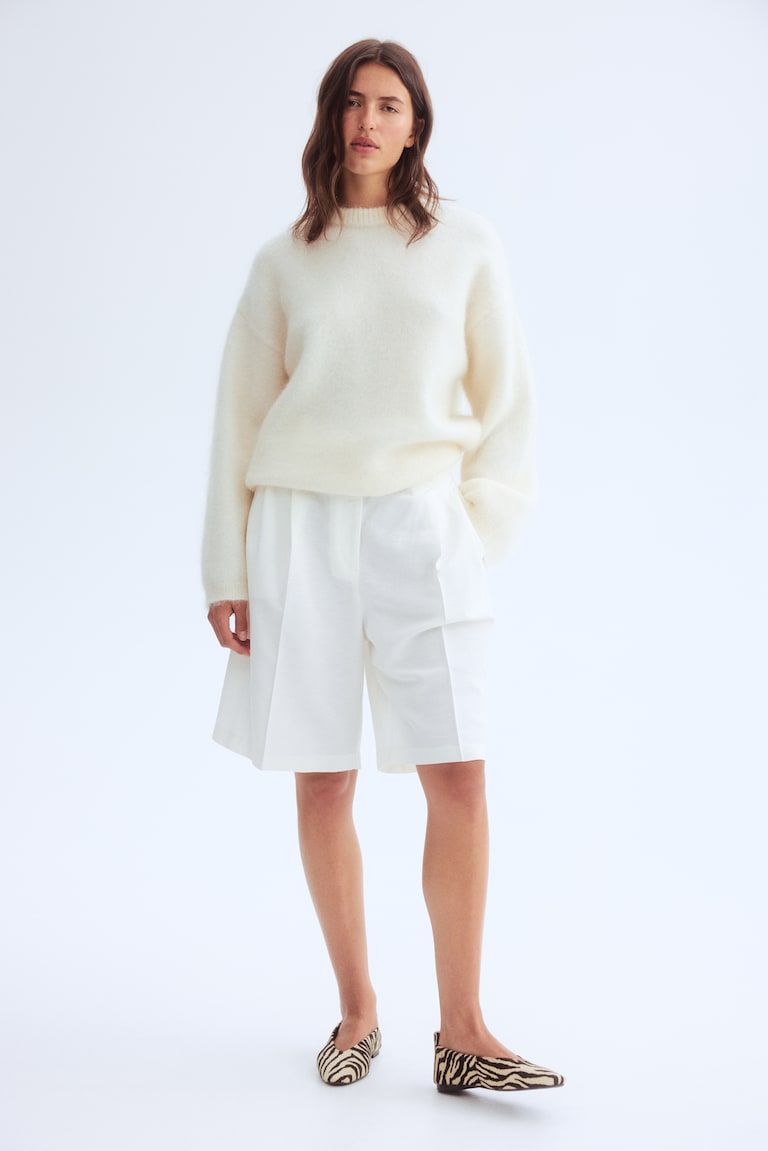 Oversized Mohair-Blend Jumper
