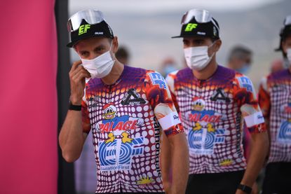 EF Pro Cycling fined 3 700 for non compliant clothing at Giro d