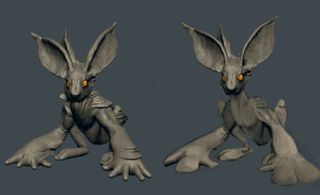 Speed sculpt a creature in ZBrush: Paintover stage in Photoshop