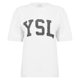 Saint Laurent Logo Print T-shirt