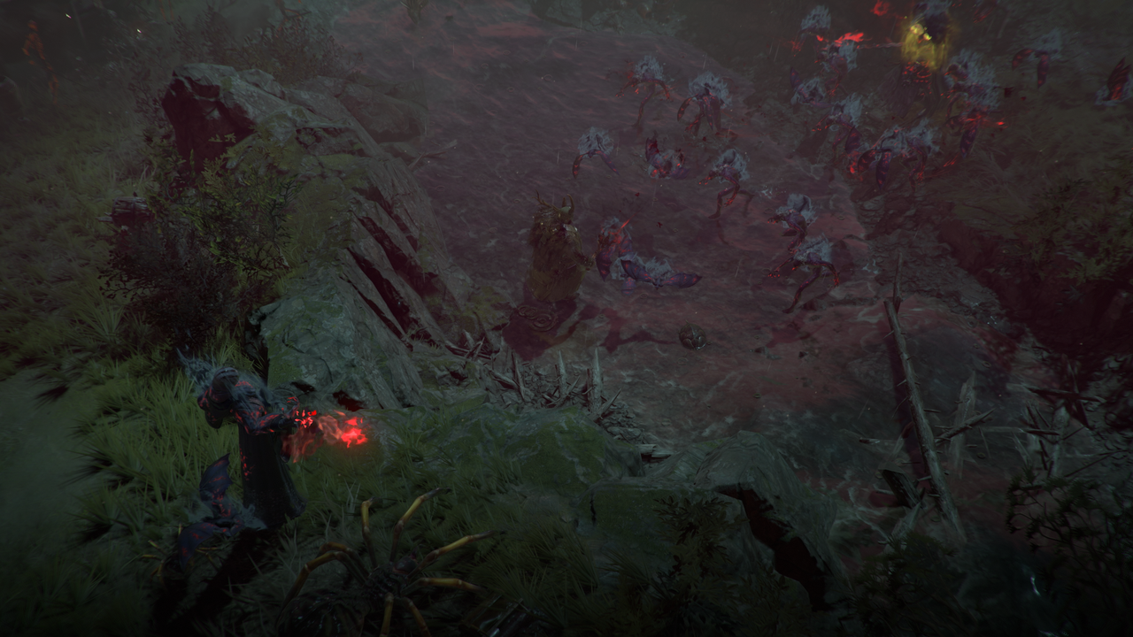 Diablo 4 season 2 screenshot of a character using a new Vampiric Power