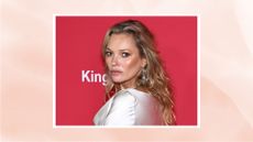Kate Moss attends The King's Trust 2024 Global Gala at Cipriani South Street on May 02, 2024 in New York City/ in a pastel pink water ripple template
