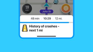 waze history of crashes feature