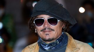 Johnny Depp arriving at the Maria Cristina Hotel for the San Sebastian Film Festival in September 2020.