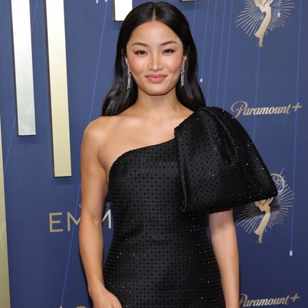 anna sawai 2025 emmys red carpet 