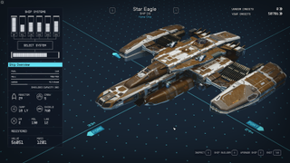 Starfield Star Eagle free ship with its stays displayed