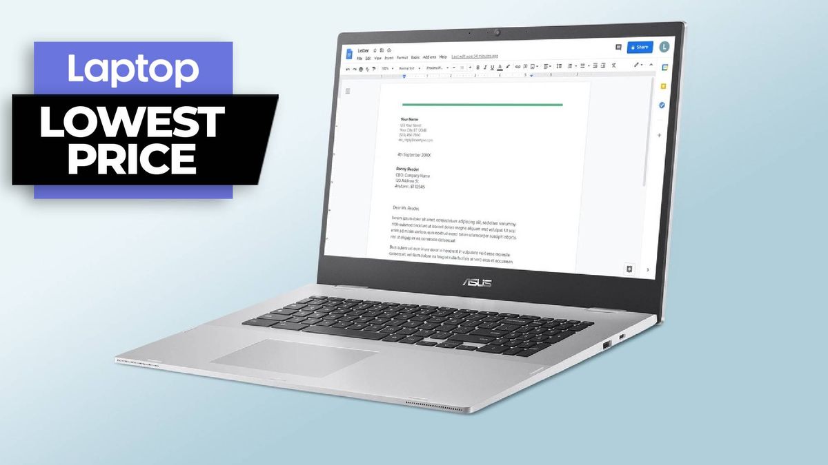 Asus Chromebook laptop falls to all-time low price of 9