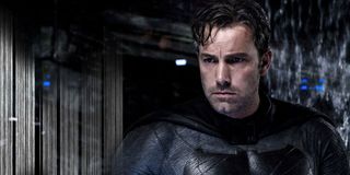 Ben Affleck in his Batman suit