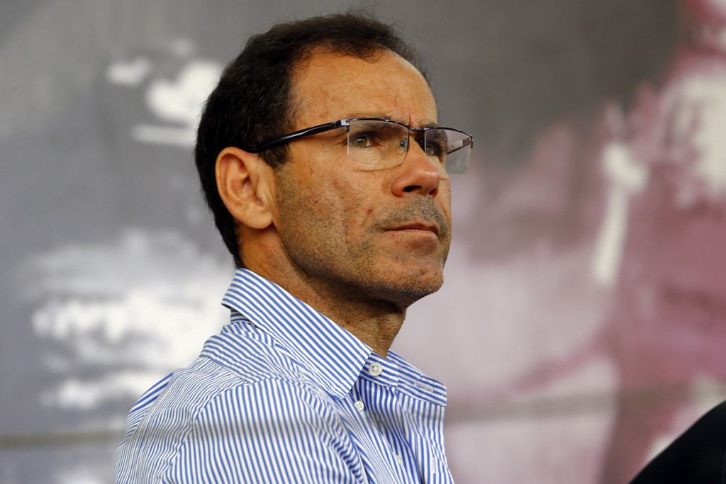 Italian national coach Davide Cassani at the Giro