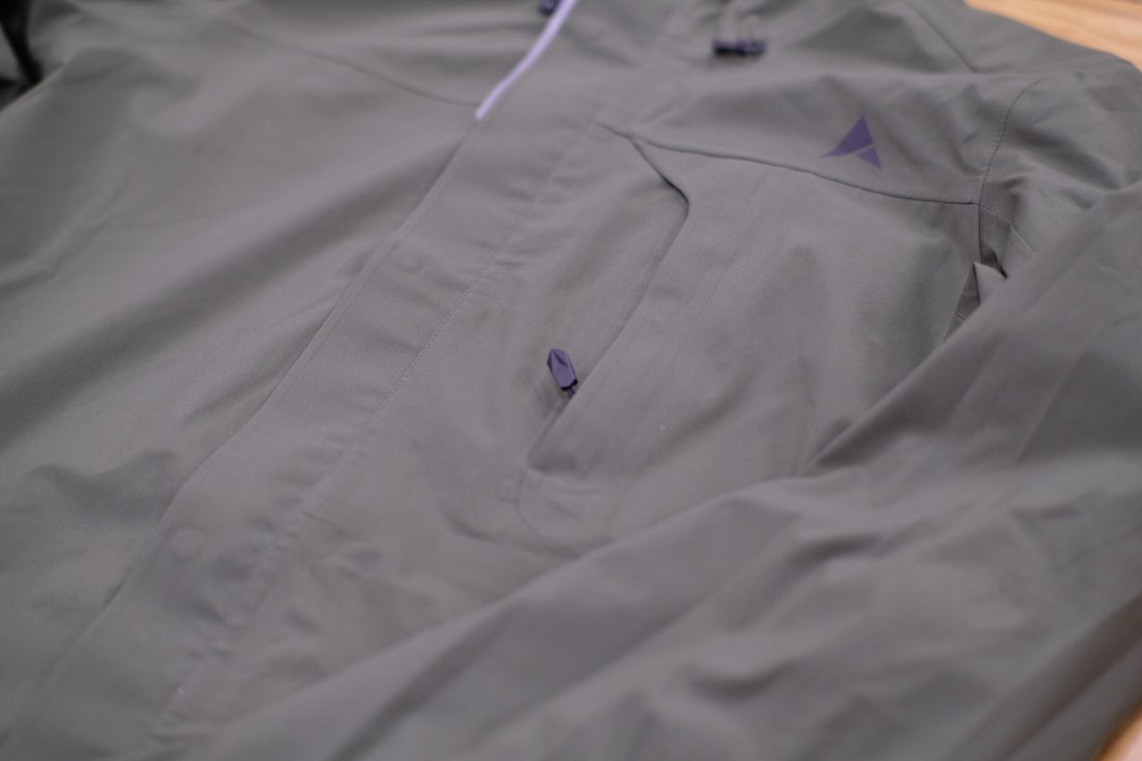 The chest pocket will fit a large smartphone - just