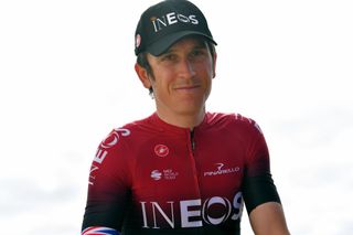 ALTO DA FIA MONCHIQUE PORTUGAL FEBRUARY 20 Start Geraint Thomas of The United Kingdom and Team INEOS during the 46th Volta ao Algarve 2020 Stage 2 a 1839 km stage from Sagres Vila do Bispo to Alto da Fia 884m Monchique VAlgarve2020 on February 20 2020 in Alto da Fia Monchique Portugal Photo by Tim de WaeleGetty Images