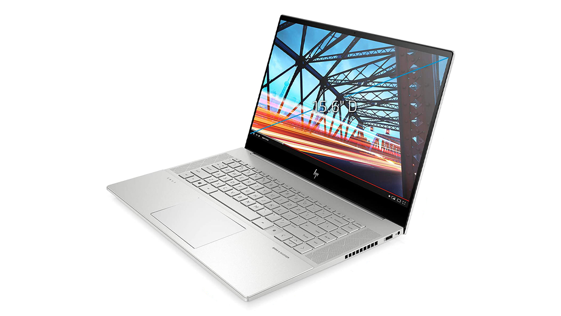 HP Envy 15 (2020) against a white background