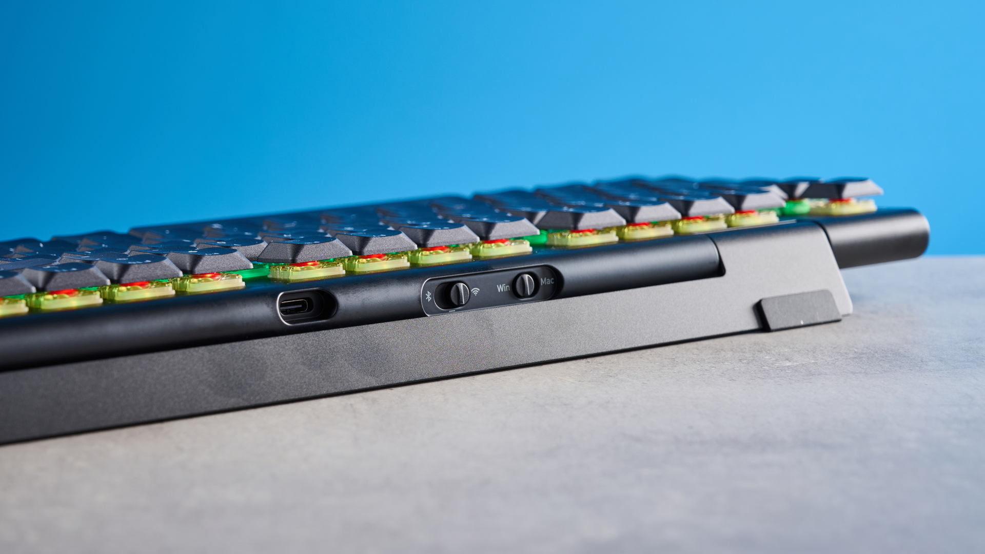 A black Cherry XTRFY MX 10.1 Wireless mechanical keyboard