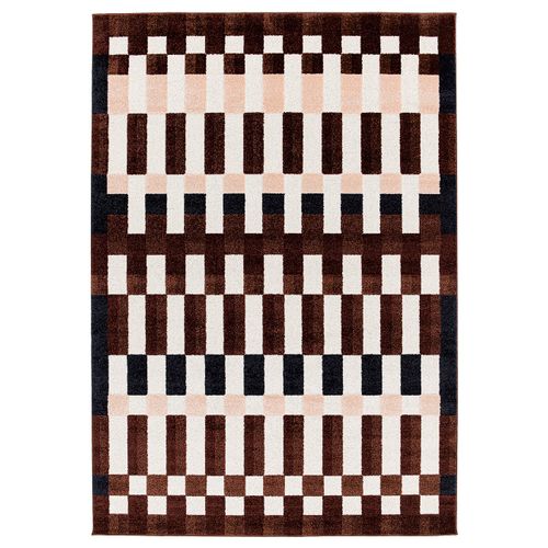 Markbl&Aring;mme Rug, Low Pile - Multicolor/check Pattern 5 ' 3 "x7 ' 7 "