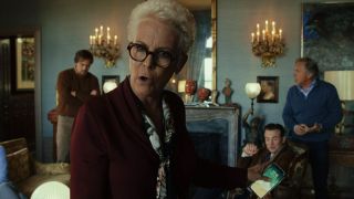 Jamie Lee Curtis, Chris Evans, Michael Shannon, and Don Johnson in Knives Out