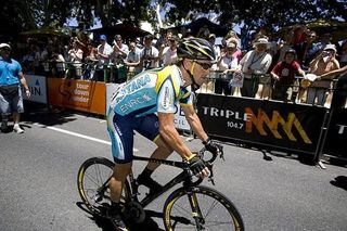 Lance Armstrong (Astana) sparked a lot of interest at the Tour Down Under