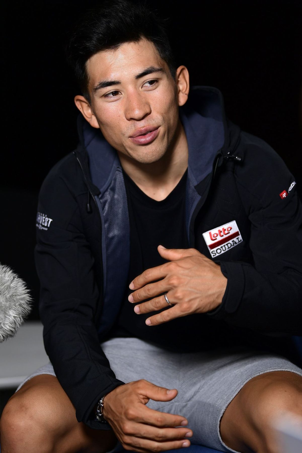 Caleb Ewan at the Lotto Soudal camp