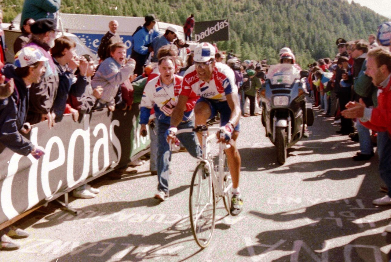 Indurain in difficulty