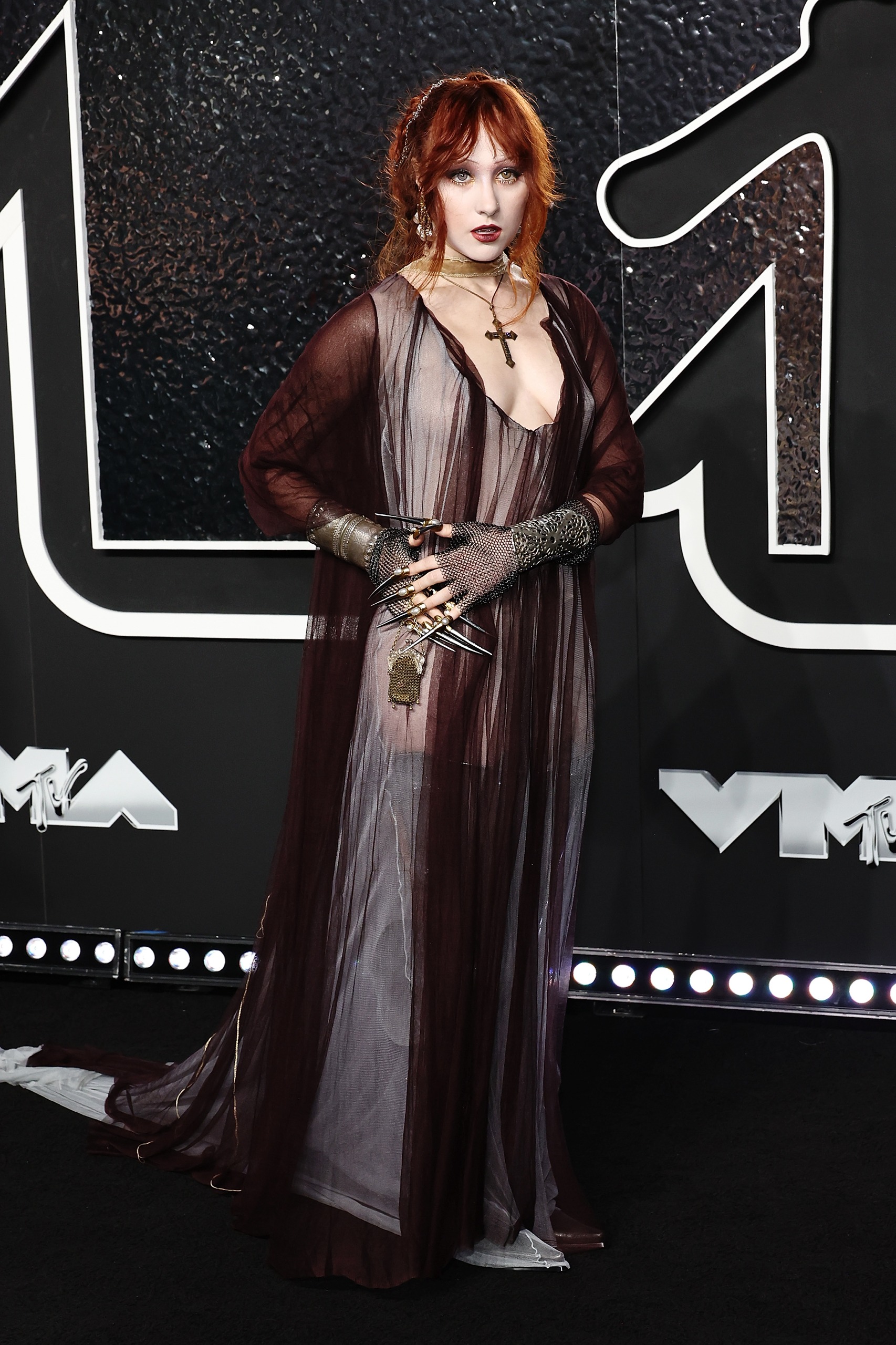 Chappell Roan's red carpet look at the 2024 MTV Video Music Awards