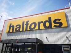 Halfords shop front