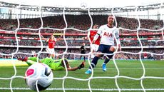 Christian Eriksen scored Tottenham’s opening goal in the 2-2 draw against Arsenal 