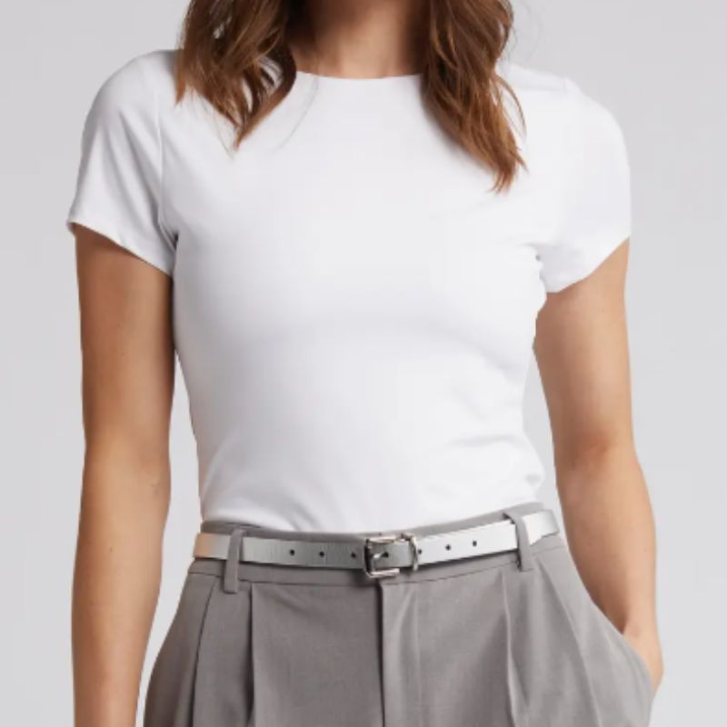 white t-shirt