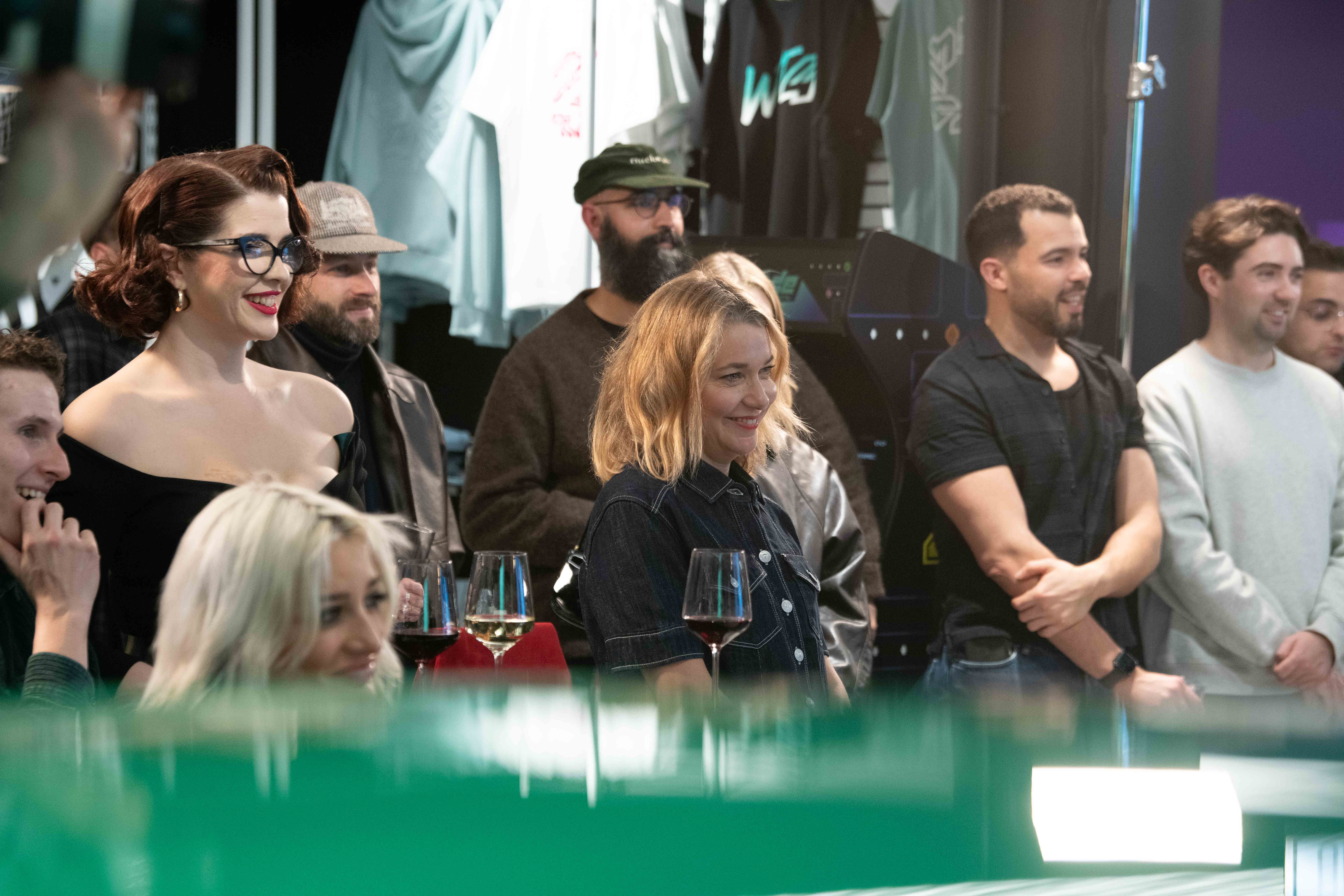 an image of the audience watching the Renault panel