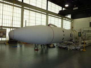 ORS-1 Spacecraft in Minotaur I Upper Stack