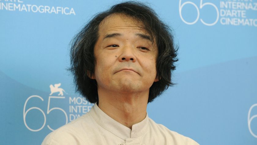 Japan's director Mamoru Oshii poses during the photocall of the movie "The Sky crawlers" at the 65th Venice International Film Festival at Venice Lido on September 3, 2008. "The Sky crawlers" is presented in competition for the Golden Lion Award.