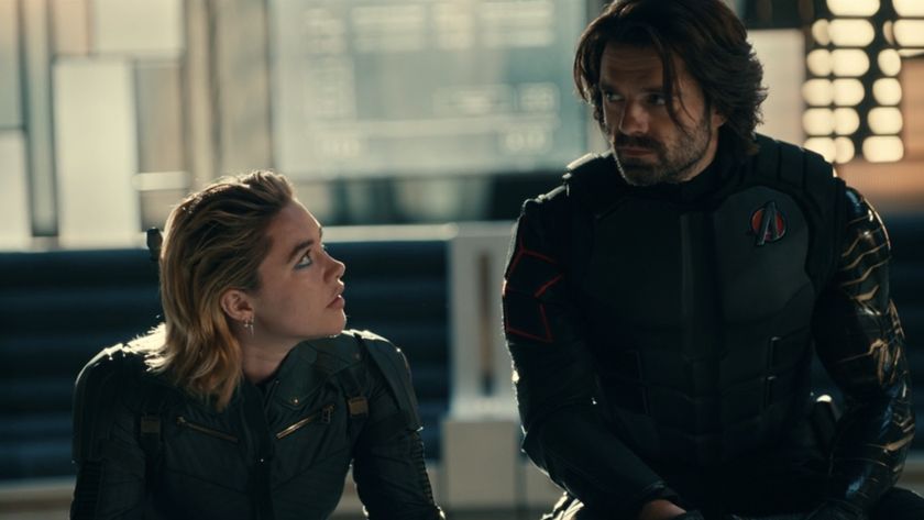 Bucky and Yelena in uniform during the Thunderbolts* credits scene.