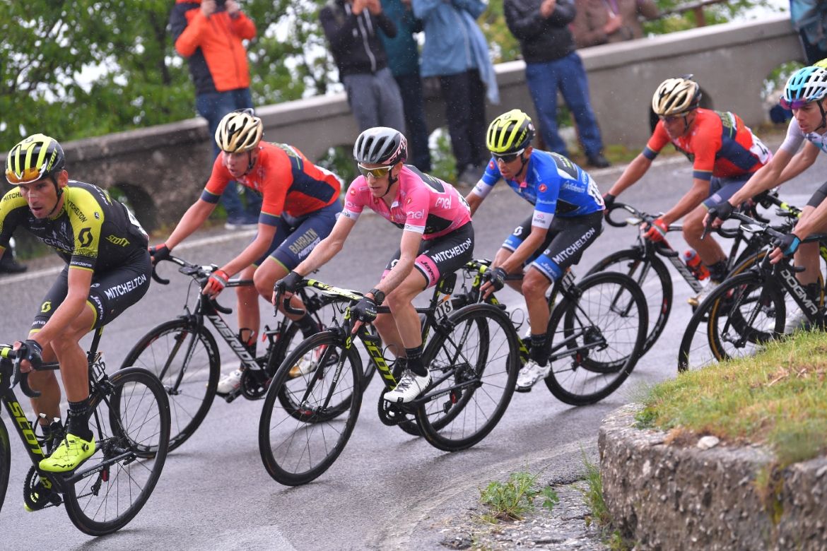 Simon Yates (Mitchelton-Scott) in the bunch