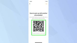 Alfred QR code to pair devices 