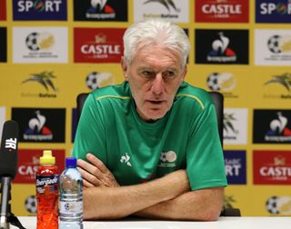 Bafana Bafana head coach Hugo Broos