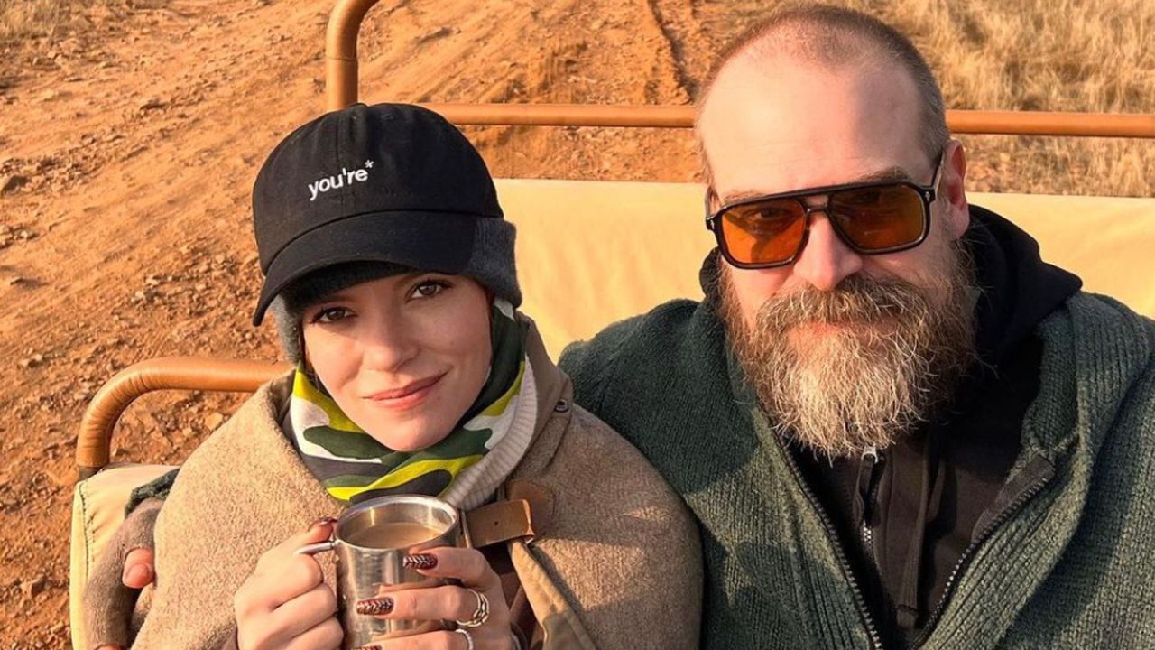 Lily Allen and David Harbour