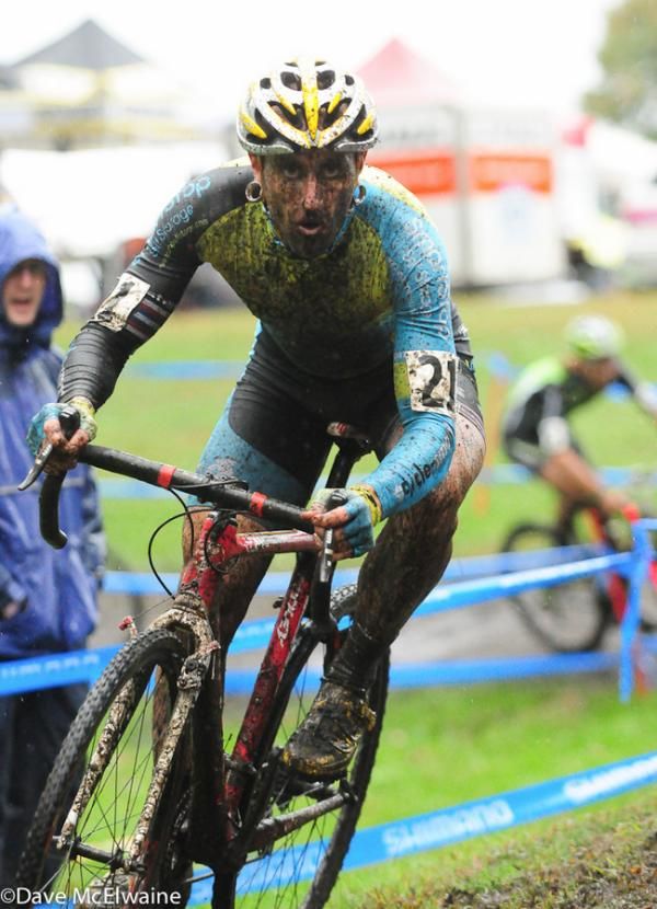 Adam Myerson (SmartStop/ Mountain Khakis) was having one of his better races