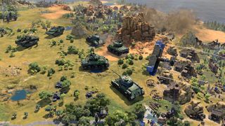 Modern combat with tanks and planes in Sid Meier&#039;s Civilization 7