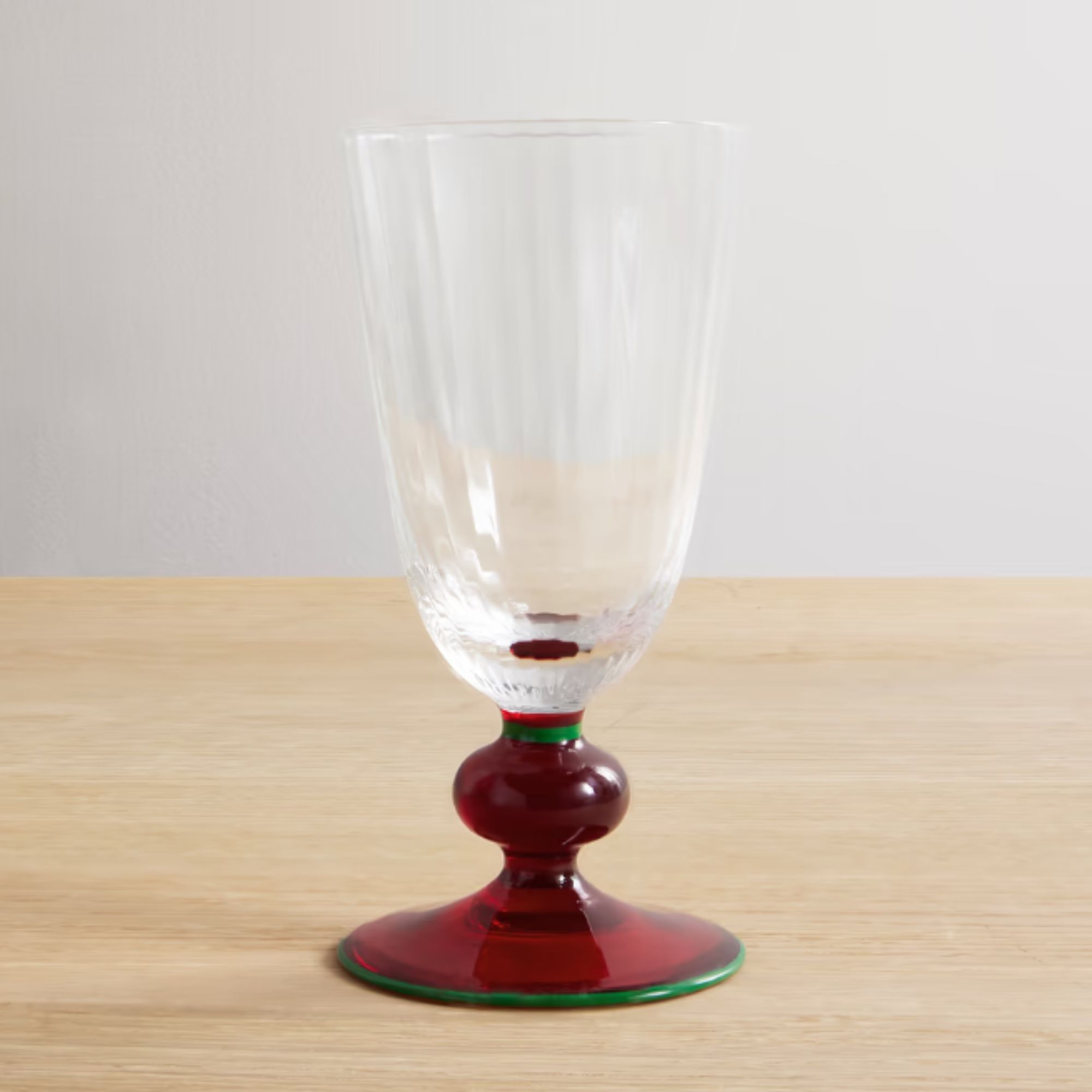 Red wine glass