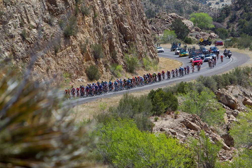 Scenery along the route of stage 2 at Tour of the Gila.