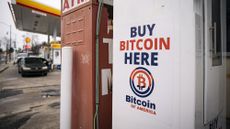 A Bitcoin ATM at a gas station in Washington, D.C.