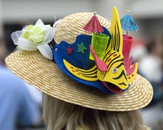 kentucky derby fish hat