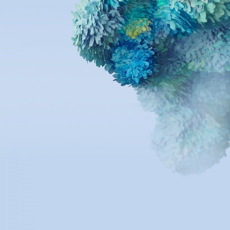 Samsung S20 Wallpaper Blue