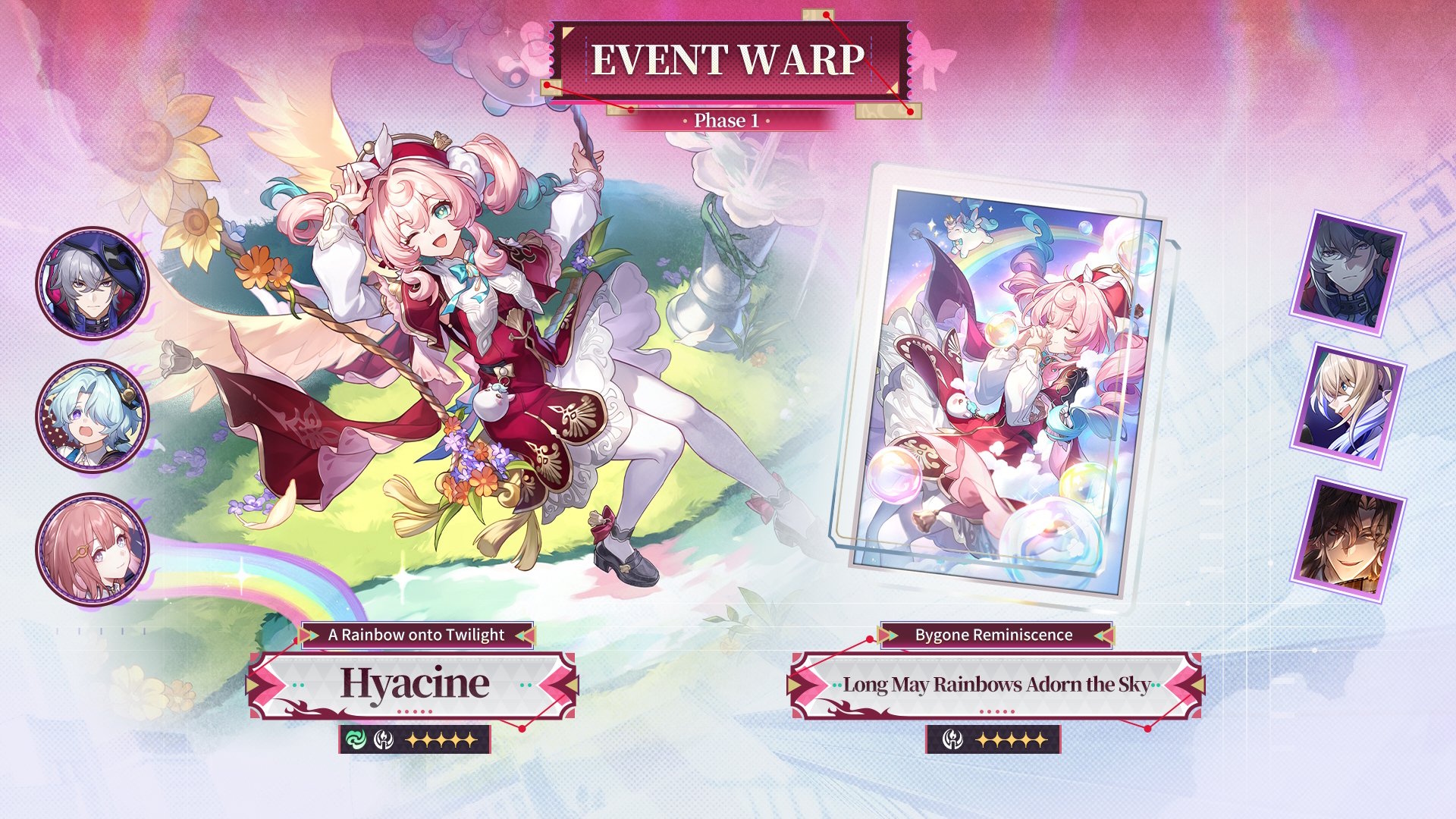 Honkai Star Rail banners - Hyacine in version 4.1