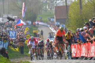 The 2020 Tour of Flanders will be very different, visually, to the 2019 version (pictured) with spectators being banned from the race’s famous cobbled climbs due to the coronavirus pandemic