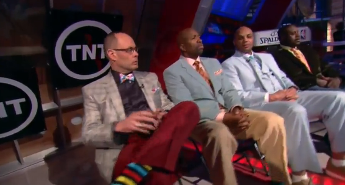 TNT&amp;#039;s NBA analysts honored Craig Sager by donning ugly, mismatched suits