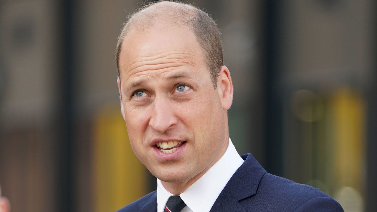 Prince William, the Earl of Strathearn pays a visit to the BAE Systems shipyard to observe construction of HMS Glasgow