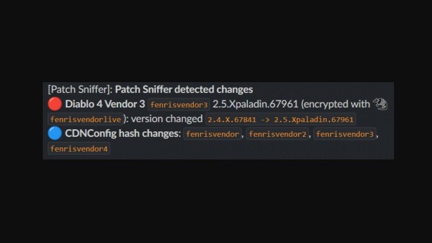 Code from a Diablo 4 vendor build