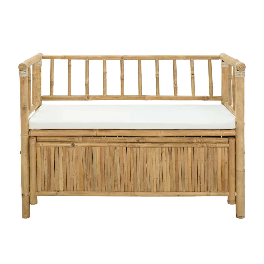 Bamboo Storage Bench
